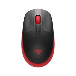 Mouse wireless logitech m190 usb rosso