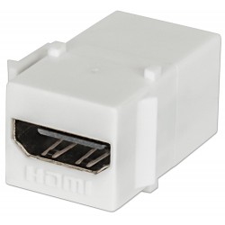 Adattatore Keystone HDMI F/F Tipo A per Pannelli Patch Bianco