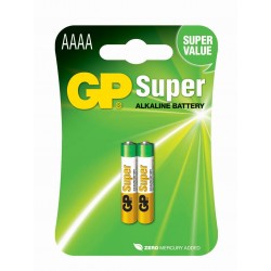 Blister 2 Batterie AAAA Mini Stilo GP Super